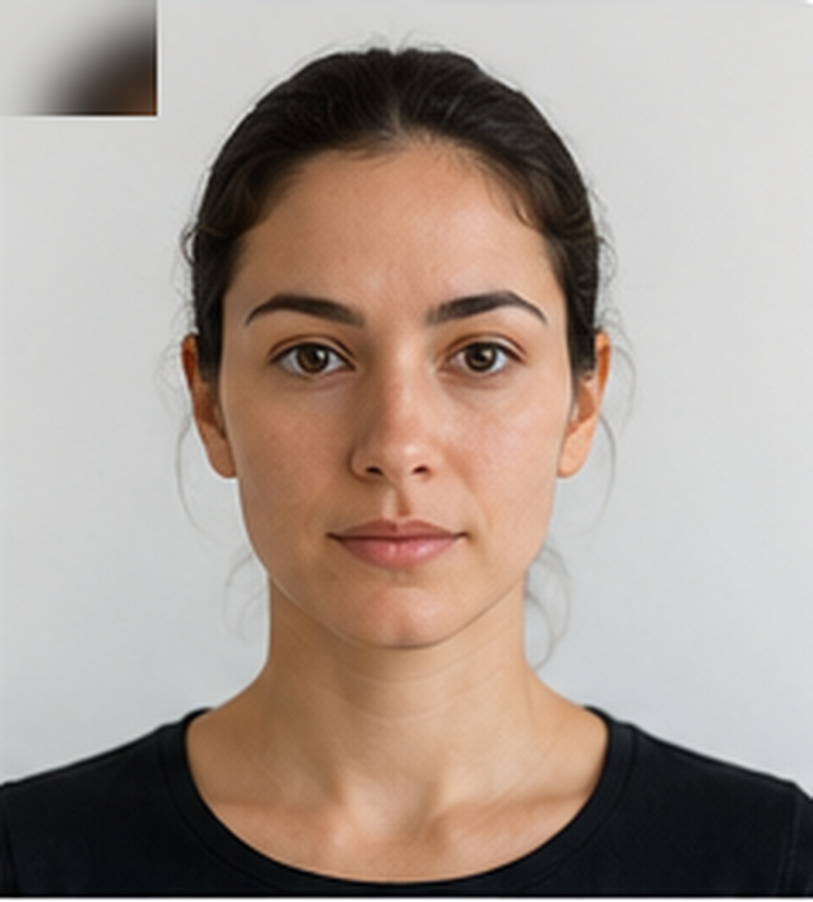 Capture visage de face standardisée pour protocole d'étude VIZUPROOF
