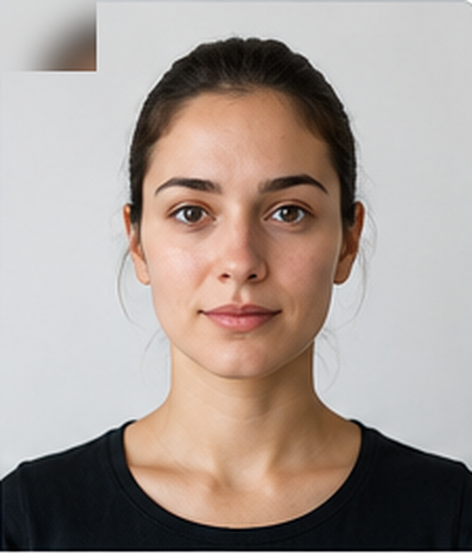 Photo visage contrôlée avant livraison ProofPack pour laboratoire