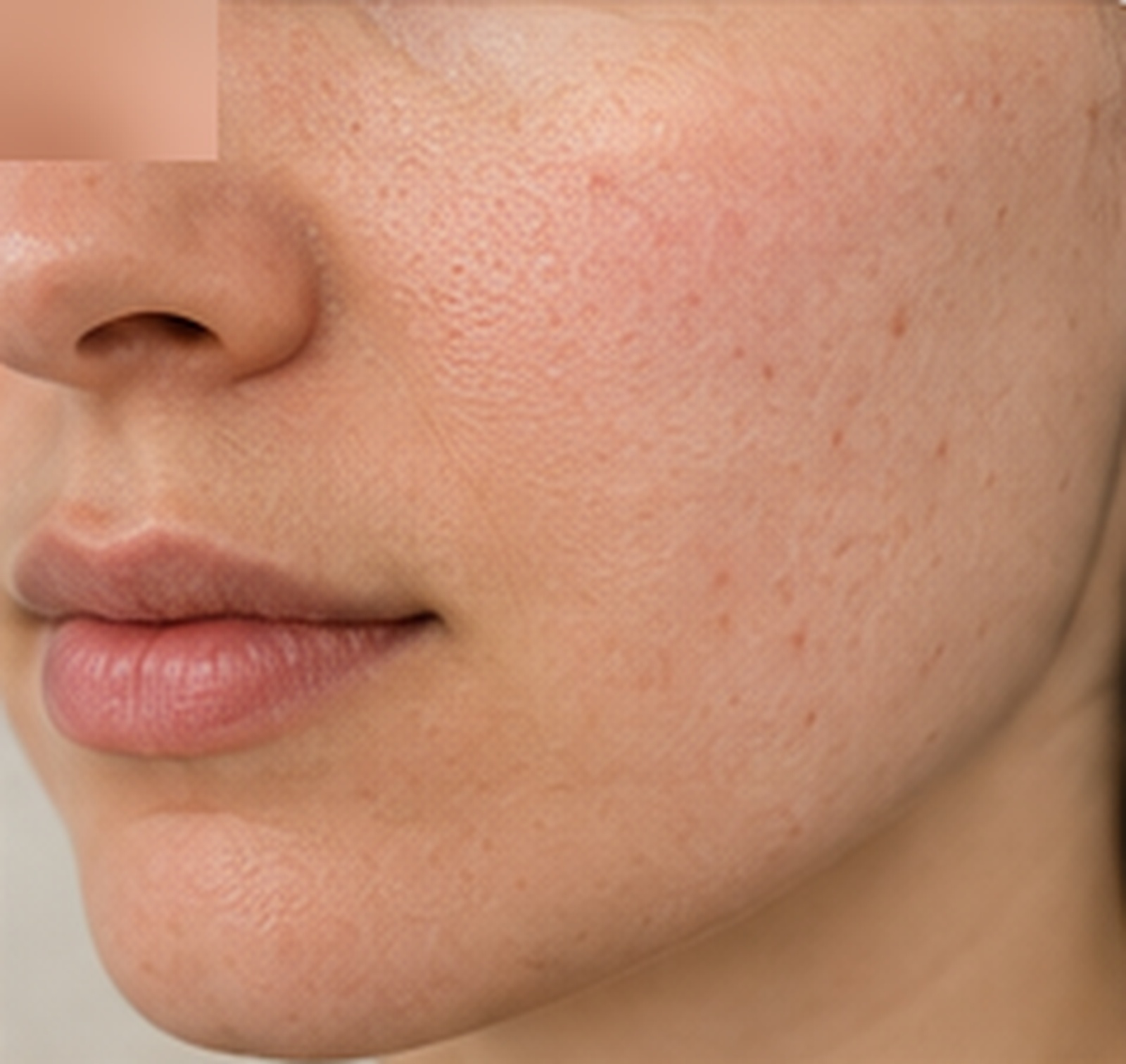 Photo peau après normalisation visuelle sans altération des résultats observés